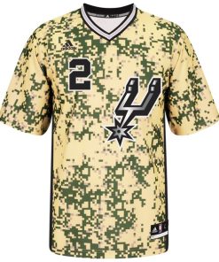 Alternative view of Kawhi Leonard San Antonio Spurs adidas Pride Replica Jersey - Camo