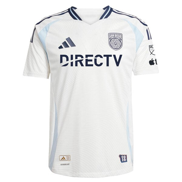 Hirving Lozano San Diego FC adidas 2025 Woven Into One Authentic Player Jersey - White - Image 2