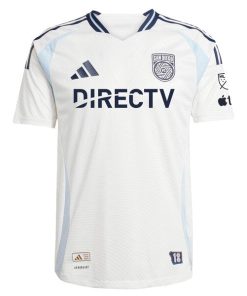 Alternative view of San Diego FC adidas 2025 Woven Into One Authentic Custom Jersey - White