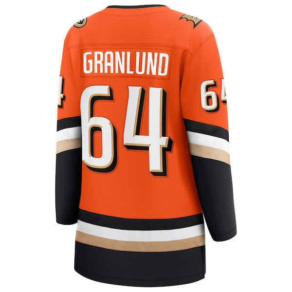 Mikael Granlund Anaheim Ducks Women's Home Breakaway Jersey - Orange - Image 3