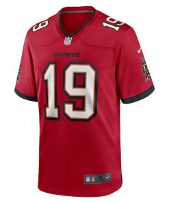 Alternative view of David Moore Tampa Bay Buccaneers Nike  Game Jersey -  Red