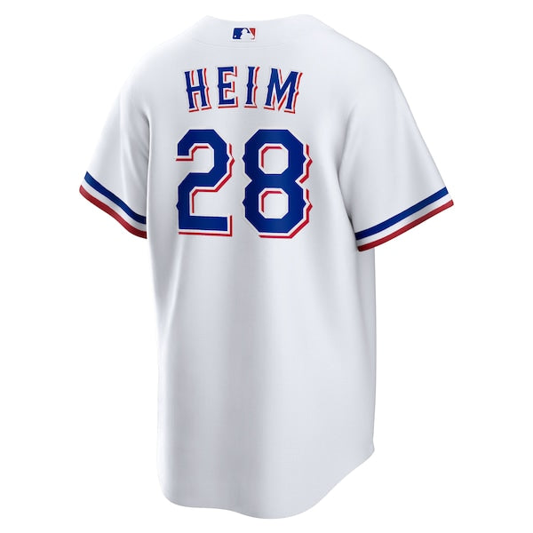 Jonah Heim Texas Rangers Nike Home Replica Jersey - White - Image 3
