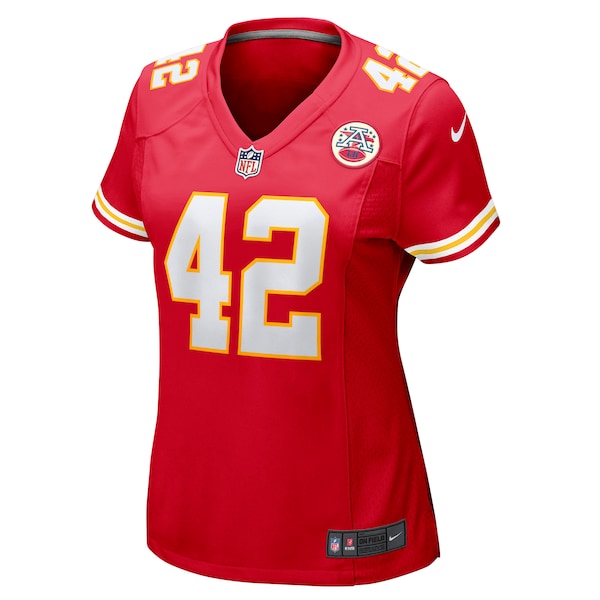 Carson Steele Kansas City Chiefs Nike Women's Game Jersey - Red - Image 3