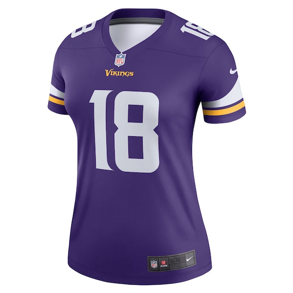 Justin Jefferson Minnesota Vikings Nike Women's Legend Jersey - Purple - Image 2