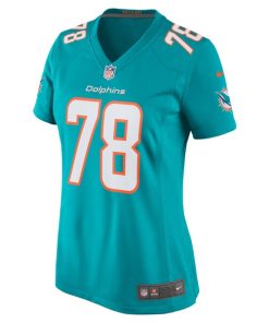 Alternative view of Justin Ellis Miami Dolphins Nike Women's  Game Jersey -  Aqua