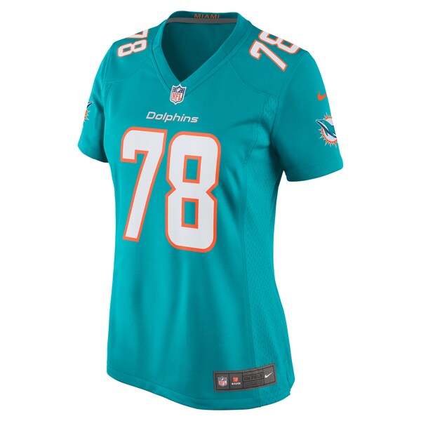 Justin Ellis Miami Dolphins Nike Women's Game Jersey - Aqua - Image 2