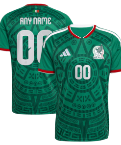 Mexico National Team adidas 2026 Home Replica Custom Jersey - Green