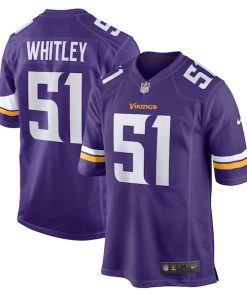 Benton Whitley Minnesota Vikings Nike Home Game Player Jersey - Purple