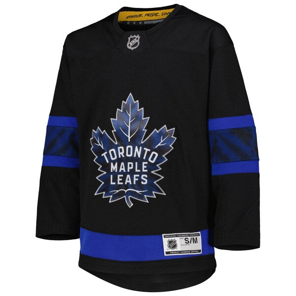 Toronto Maple Leafs Youth Alternate Premier Team Jersey - Black - Image 2
