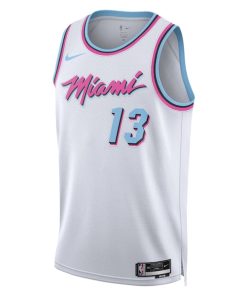 Alternative view of Bam Adebayo Miami Heat Nike Unisex 2024/25 Swingman Player Jersey - City Edition - White