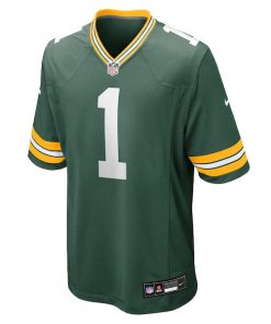 Alternative view of Micah Parsons Green Bay Packers Nike Game Player Jersey - Green