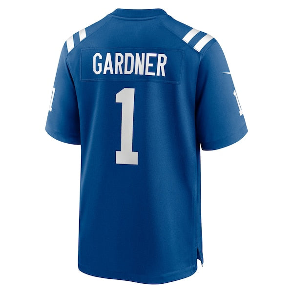 Ahmad Sauce Gardner Indianapolis Colts Nike Team Game Jersey - Royal/Heather Royal/White - Image 4