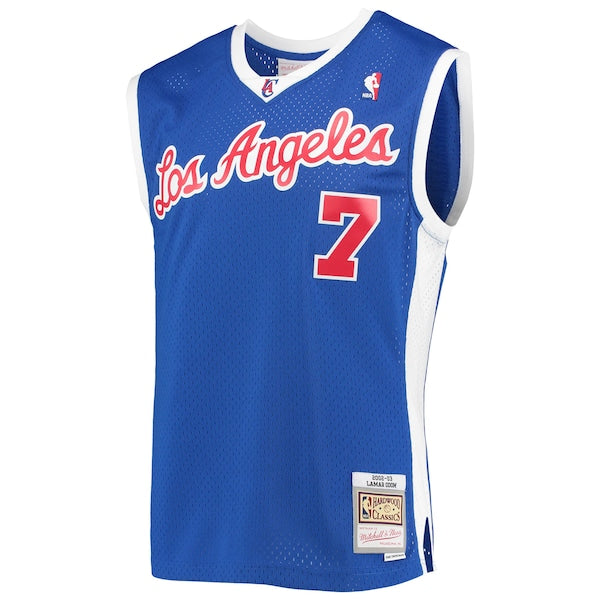 Lamar Odom LA Clippers 2001/02 Hardwood Classics Swingman Jersey - Royal - Image 2