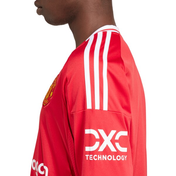 Manchester United adidas 2024/25 Home Long Sleeve Replica Jersey - Red - Image 6