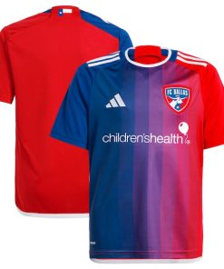 FC Dallas adidas Youth 2024 After Burner Replica Jersey?¨C Navy