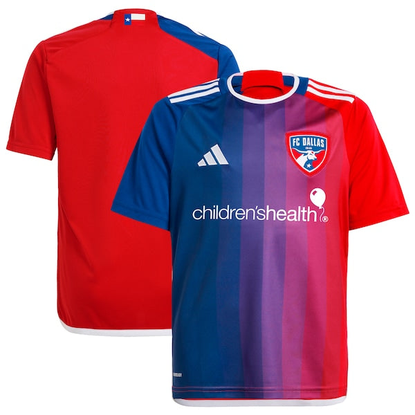 FC Dallas adidas Youth 2024 After Burner Replica Jersey?ยจC Navy