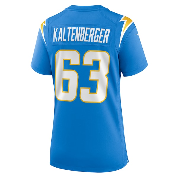 Josh Kaltenberger Los Angeles Chargers Nike Women's Team Game Jersey - Powder Blue - Image 5