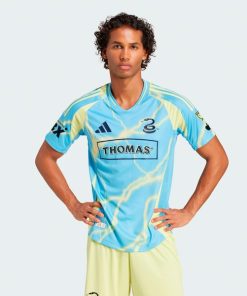 Philadelphia Union adidas 2025 The Voltage Kit Authentic Jersey - Blue