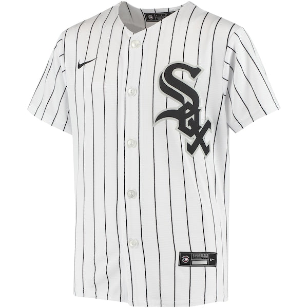 Eloy Jimenez Chicago White Sox Nike Youth Alternate Replica Player Jersey - White - Image 2