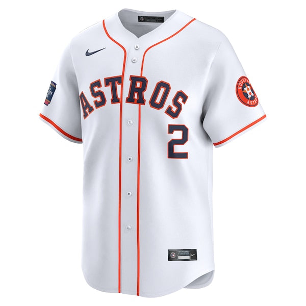 Alex Bregman Houston Astros Nike 2024 MLB World Tour Mexico City Series Home Limited Player Jersey - White - Image 2