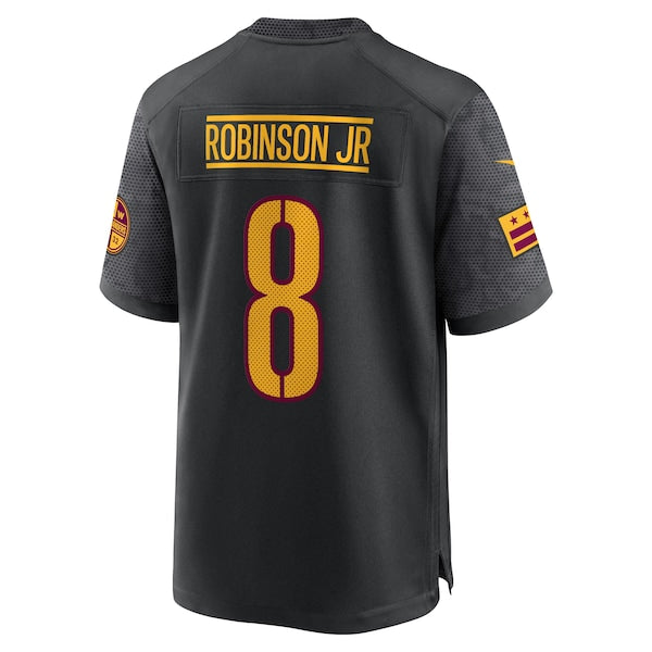 Brian Robinson Jr. Washington Commanders Nike Alternate Game Jersey - Black - Image 3