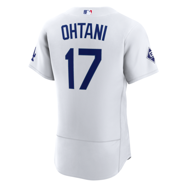 Shohei Ohtani Los Angeles Dodgers Nike Home Authentic Sponsor Patch Jersey - White - Image 3