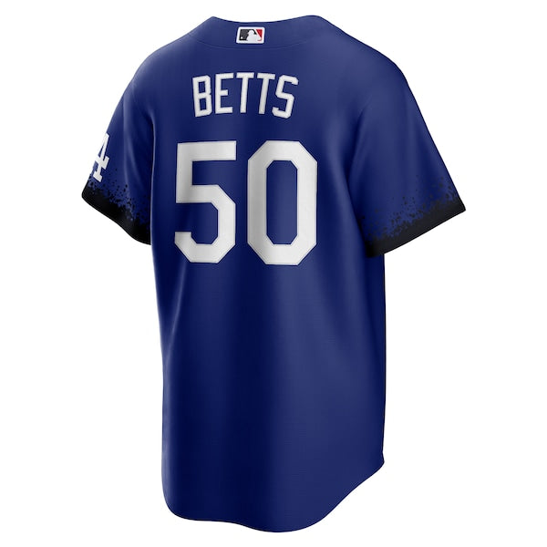 Mookie Betts Los Angeles Dodgers Nike City Connect Replica Player Jersey - Royal - Image 3