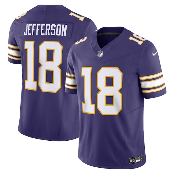 Justin Jefferson Minnesota Vikings Nike Vapor F.U.S.E. Limited Jersey - Purple/White - Image 2