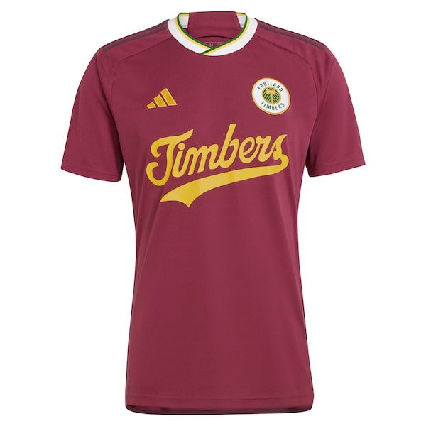 Portland Timbers adidas 2024 Archive Custom Replica Jersey - Red - Image 2