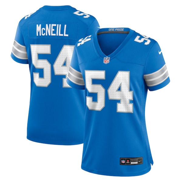 Alim McNeill Detroit Lions Nike Women's Team Game Jersey - Blue