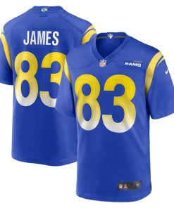 Sam James Los Angeles Rams Nike Home Game Jersey - Royal