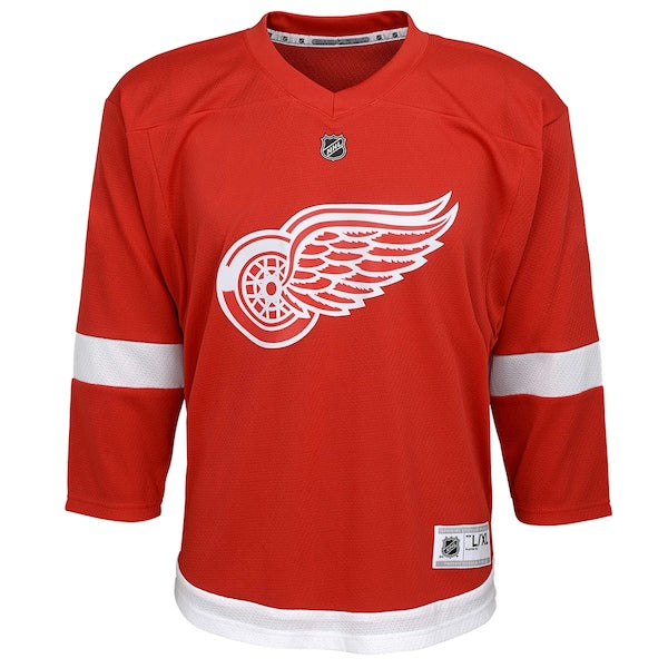 Detroit Red Wings Youth Home Replica Custom Jersey - Red - Image 2