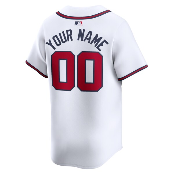 Atlanta Braves Nike Youth Home Limited Custom Jersey - White - Image 3