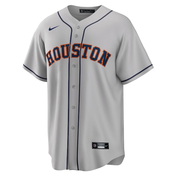 Alex Bregman Houston Astros Nike Road Replica Player Name Jersey - Gray/White - Image 3