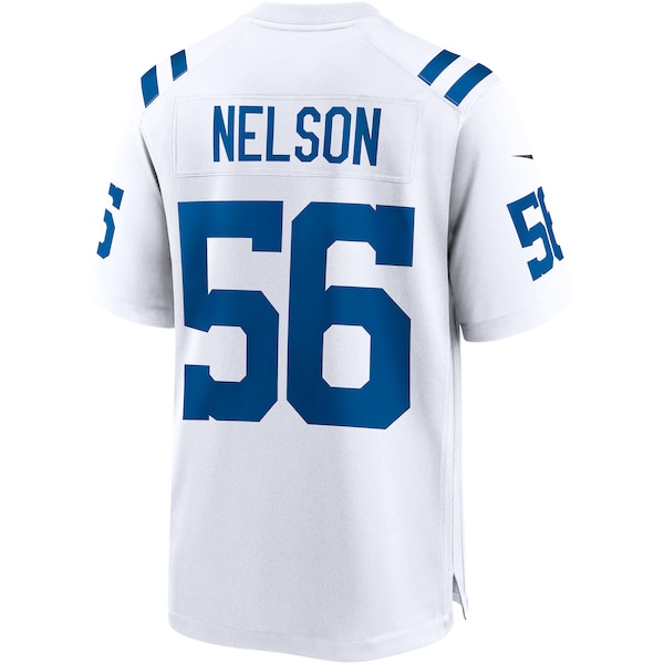 Quenton Nelson Indianapolis Colts Nike Game Player Jersey - White/Royal - Image 4