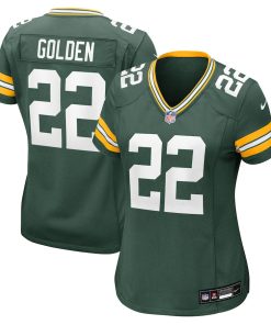 Women's Matthew Golden Green Bay Packers Nike 2025 NFL Draft First Round Pick  Game Jersey - Green