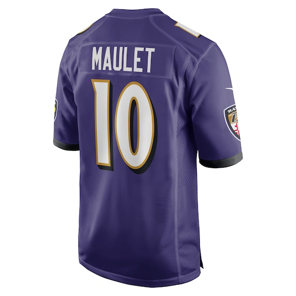 Arthur Maulet Baltimore Ravens Nike Game Jersey - Purple - Image 3