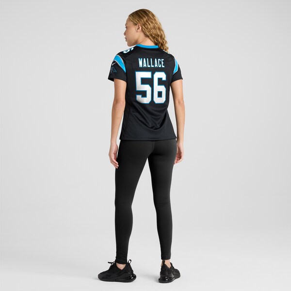 Trevin Wallace Carolina Panthers Nike Women's Game Jersey - Black - Image 5