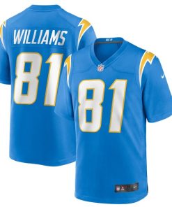Mike Williams Los Angeles Chargers Nike Game Jersey - Powder Blue/Navy/Royal/White