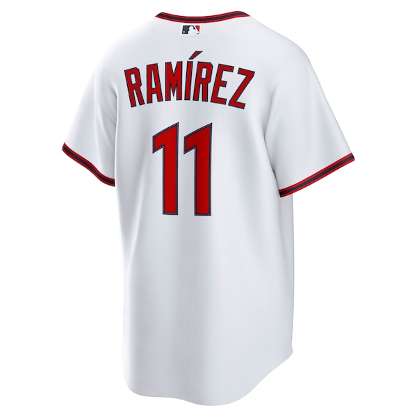 Jos¨¦ Ram¨ªrez Cleveland Guardians Nike Home Replica Jersey - White - Image 3