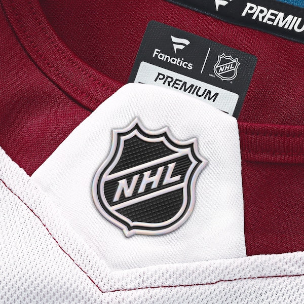 Colorado Avalanche Away Premium Custom Jersey - White/Navy/Burgundy - Image 7