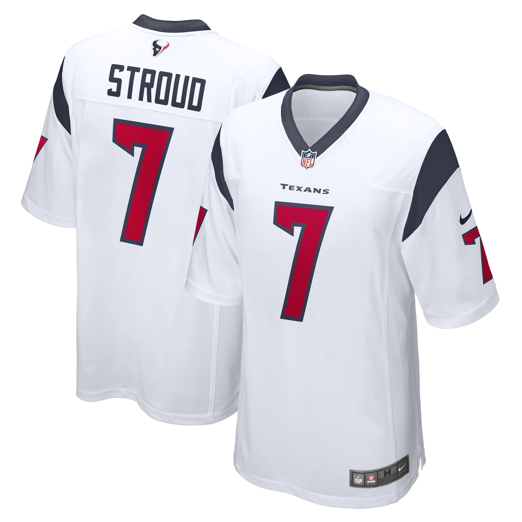 CJ Stroud Houston Texans Nike 2023 NFL Draft First Round Pick Alternate Game Jersey - Red/Navy/White - Image 8