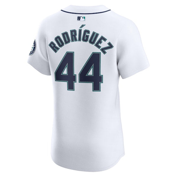 Julio Rodr¨ªguez Seattle Mariners Nike Home Elite Player Jersey - White - Image 3