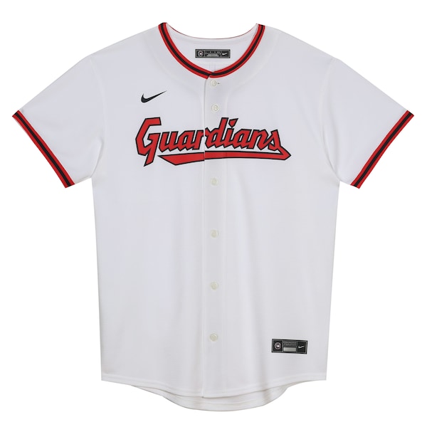 Cleveland Guardians Nike Toddler Home Blank Replica Jersey - White - Image 2
