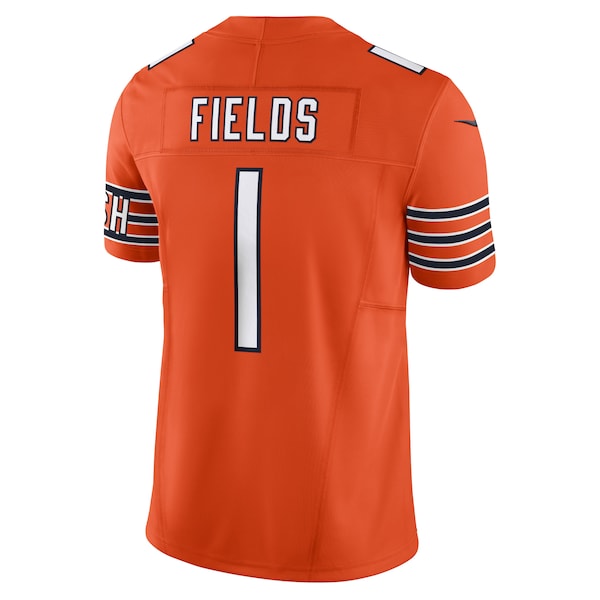 Justin Fields Chicago Bears Nike Vapor F.U.S.E. Limited Jersey - Orange - Image 4