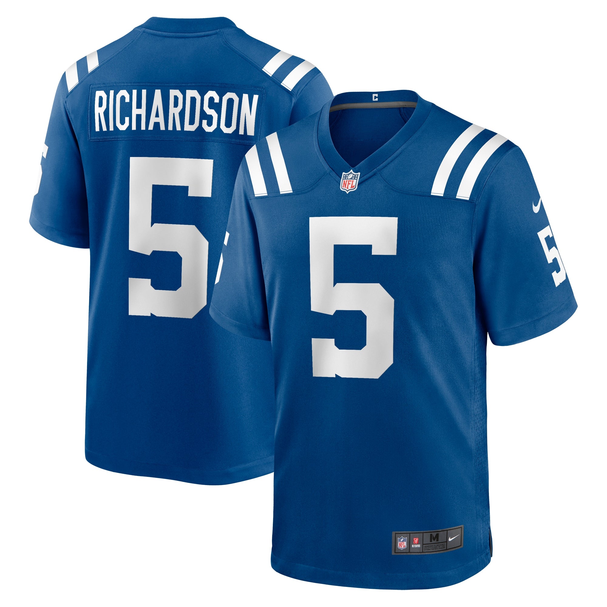 Anthony Richardson Indianapolis Colts Nike Indiana Nights Alternate Game Jersey - Royal/Royal/White - Image 5