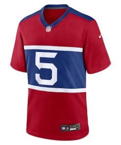 Alternative view of Kayvon Thibodeaux New York Giants Nike Alternate Player Game Jersey - Century Red