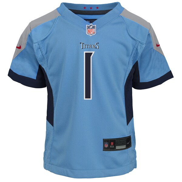 Cameron Ward Tennessee Titans Nike Toddler Game Jersey - Light Blue - Image 2
