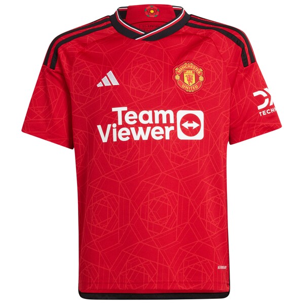 Scott McTominay Manchester United adidas Youth 2023/24 Home Replica Player Jersey - Red - Image 3