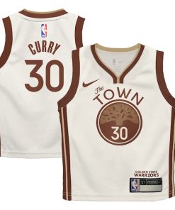 Stephen Curry Golden State Warriors Nike Toddler 2025/26 City Edition Swingman Jersey - Tan